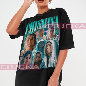 T-shirt RETRO CHISHIYA Alice In Borderland - Tshirt Jdrama, T-shirt Arisu, Karube, Chouta, carta da gioco 7 Heart, fan dei manga, fan degli anime, giapponese