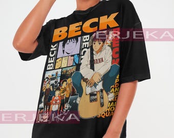 Vintage 90s BECK American Rock Band T-shirt - Blue Album Tee (size