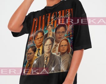 RETRO Dwight Schrute The Office Shirt, Schrute Farm Jim Halpert Pam Beesly Tv Show Offfice Shirt, The Offfice TV Show Shirt, Michael Scott
