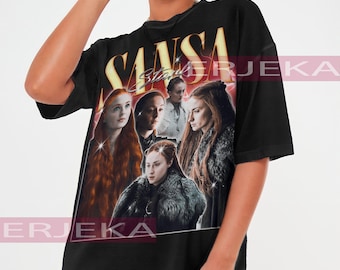 RETRO SANSA STARK Vintage Shirt, Sansa stark Homage Tshirt, Sansa stark Fan Tees, Sansa stark Retro 90s Sweater, Sansa stark Merch Gift