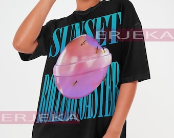 SUNSET ROLLERCOASTER Tshirt, Mein Jinji Ästhetik Lofi Song Shirt, Japanischer Indie-Rock, Alternative/Indie Shirt, Rex Orange County, Junge Pablo