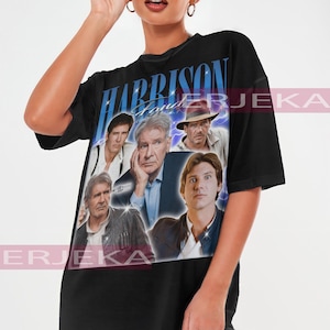 RETRO Harrison Ford Shirt | Harrison Ford Homage Tshirt | Harrison Ford Fan Tees | Harrison Ford Retro 90s Sweater, Harrison Ford Merch Gift
