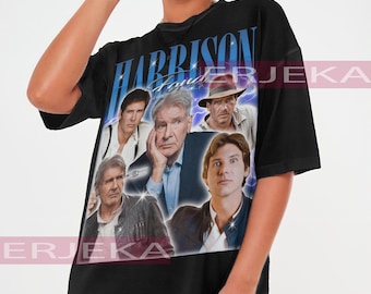 RETRO Harrison Ford Shirt | Harrison Ford Homage Tshirt | Harrison Ford Fan Tees | Harrison Ford Retro 90s Sweater, Harrison Ford Merch Gift