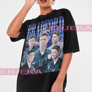 TIM BRADFORD Retro T-shirt - Tim Bradford Bootleg Tees, Tim Bradford Long Sleeve Shirt, Tim Bradford Homage Shirt, Eric Winter Fans Gift