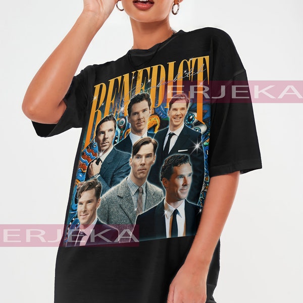 RETRO BENEDICT CUMBERBATCH Shirt, Benedict Cumberbatch Imitation Homage tees, Benedict Cumberbatch Strange 90s Sweater, Enigma Merch Gift