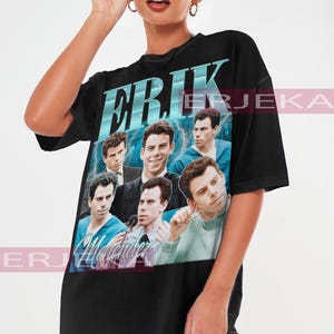 Maglietta Menendez Brothers, maglietta Erik & Lyle anni '80, regalo per fan di True Crime, maglietta retrò Monster, Eric Menendez, Nicholas Chavez, maglietta Cooper Koch