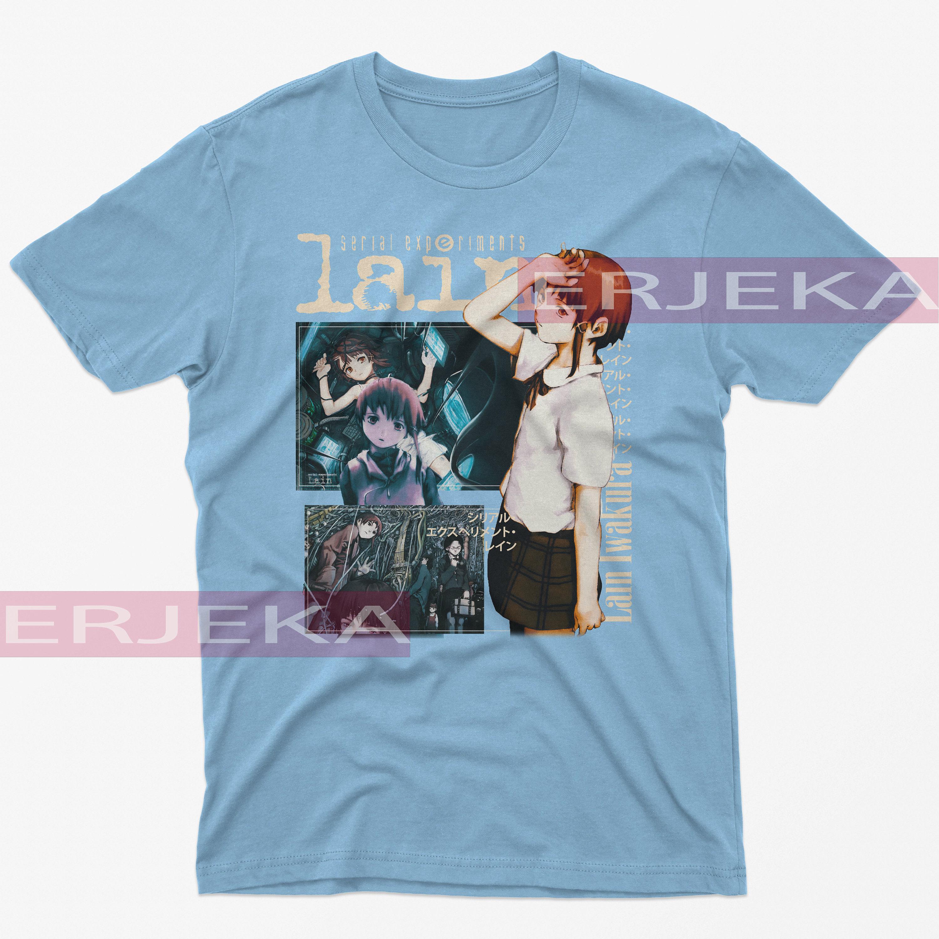 SERIAL Experiments LAIN シャツ、サイバーパンク レイン岩倉 T シャツ 