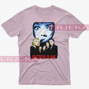 Chemise SCREAM Drew Barrymore, Regardons la chemise de film d'horreur, T-shirts d'horreur effrayante, T-shirt fan hommage Kill3r Sidney, cadeau Stu Matcher Scream image 4