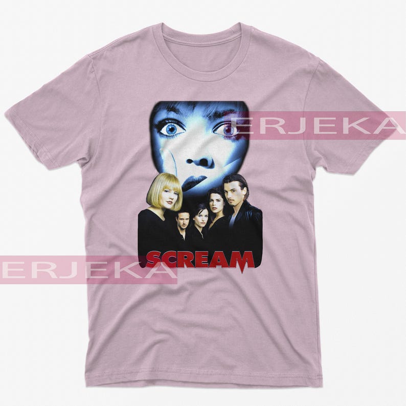 Chemise SCREAM Drew Barrymore, Regardons la chemise de film d'horreur, T-shirts d'horreur effrayante, T-shirt fan hommage Kill3r Sidney, cadeau Stu Matcher Scream image 4