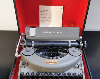 Remington Noiseless Model Seven 7 Vintage-Schreibmaschine aus den 1940er Jahren