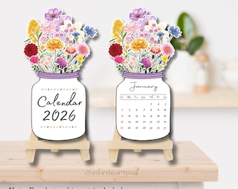 Calendrier Mural Papier 2026 Plantes Vertes Et D'Intérieures 100