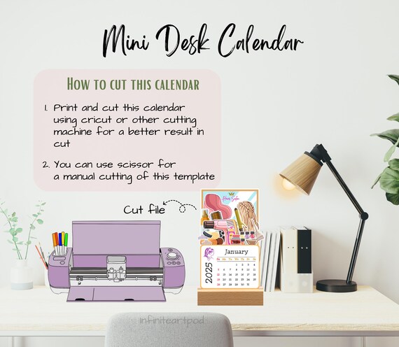 Calendrier Perpétuel De Bureau KEWUF 2025-2026 - Décoration De Table, Marqueurs De Date Circulaires - 7