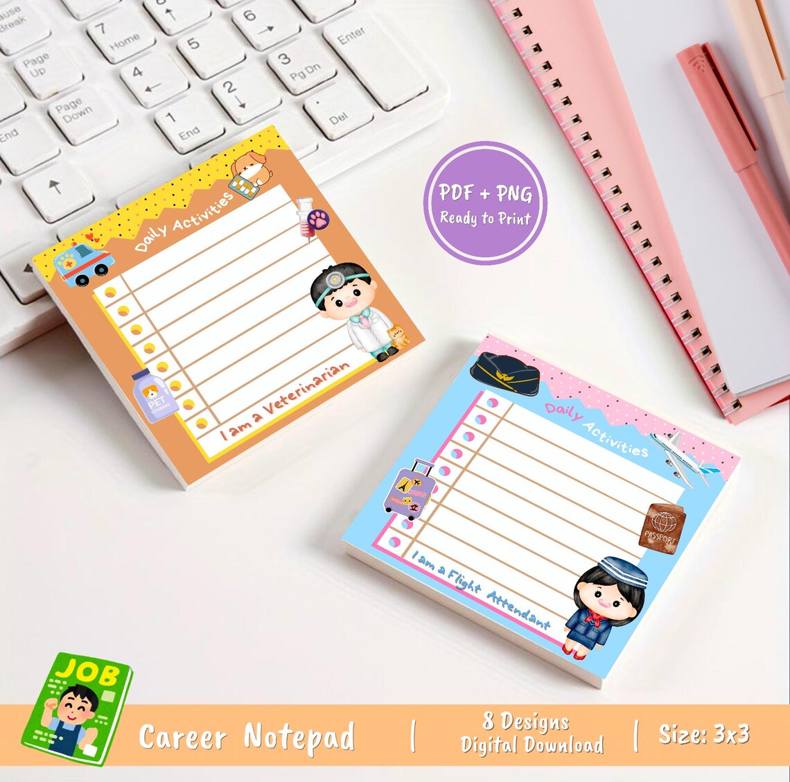 Notepad For Nurses Ai Notes.pdf Career Notepad: Printable Professional Memo Pad for Teachers, Nurses ...