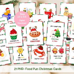 Carte de Noël avec jeu de mots nourriture, cartes de vacances drôles, cartes de jeu de mots festives, cartes de Noël d'amateur de nourriture, carte de Noël de calembour, carte de Noël imprimable
