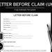 Letter Before Claim | Legal Document Lawyer Certified Binding Contract ...