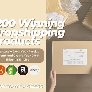 1200 Winning Dropshipping Products to Sell Online | Ecommerce Cheat Sheet | Passive Income Spreadsheet for Maximum Sales & Profit