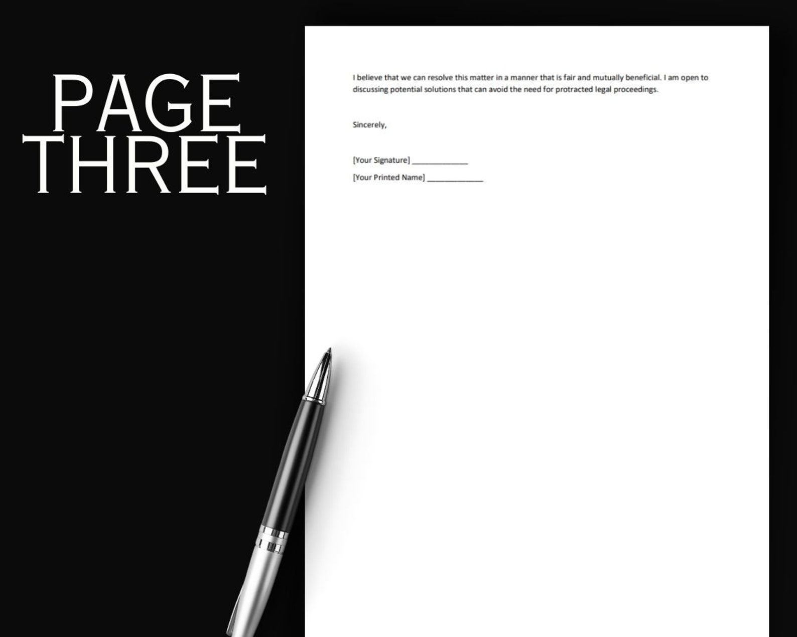Letter Before Claim | Legal Document Lawyer Certified Binding Contract ...