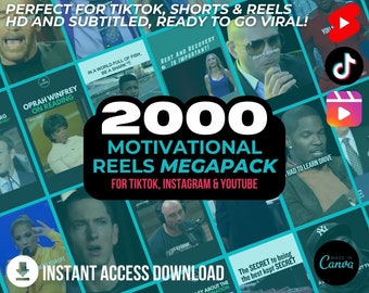 2000 Motivational Reels | HD Inspiring Videos | High Quality YouTube Shorts | Viral TikTok Videos | Instagram Reels MEGA BUNDLE