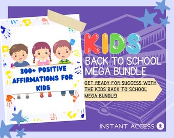 Back to School MEGA Bundle | 40,000 Kid's Learning Resources | Colouring Books, Planners, Work Books | 40k Children's Educational Pages |