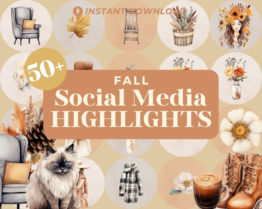 51 Instagram Fall Highlight Covers | Story Graphics for Insta | IG ...