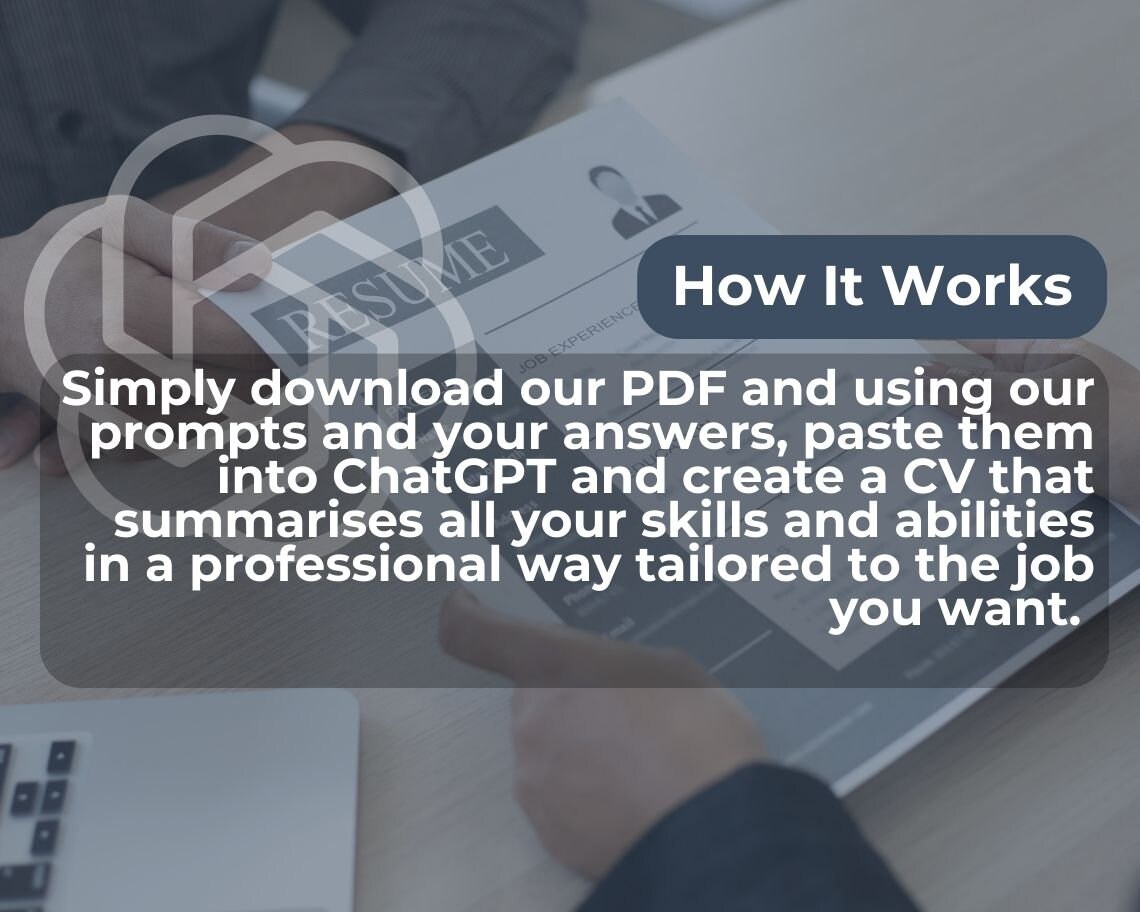 Chatgpt CV & Resume Generator | Create Professional Resumes Instantly ...