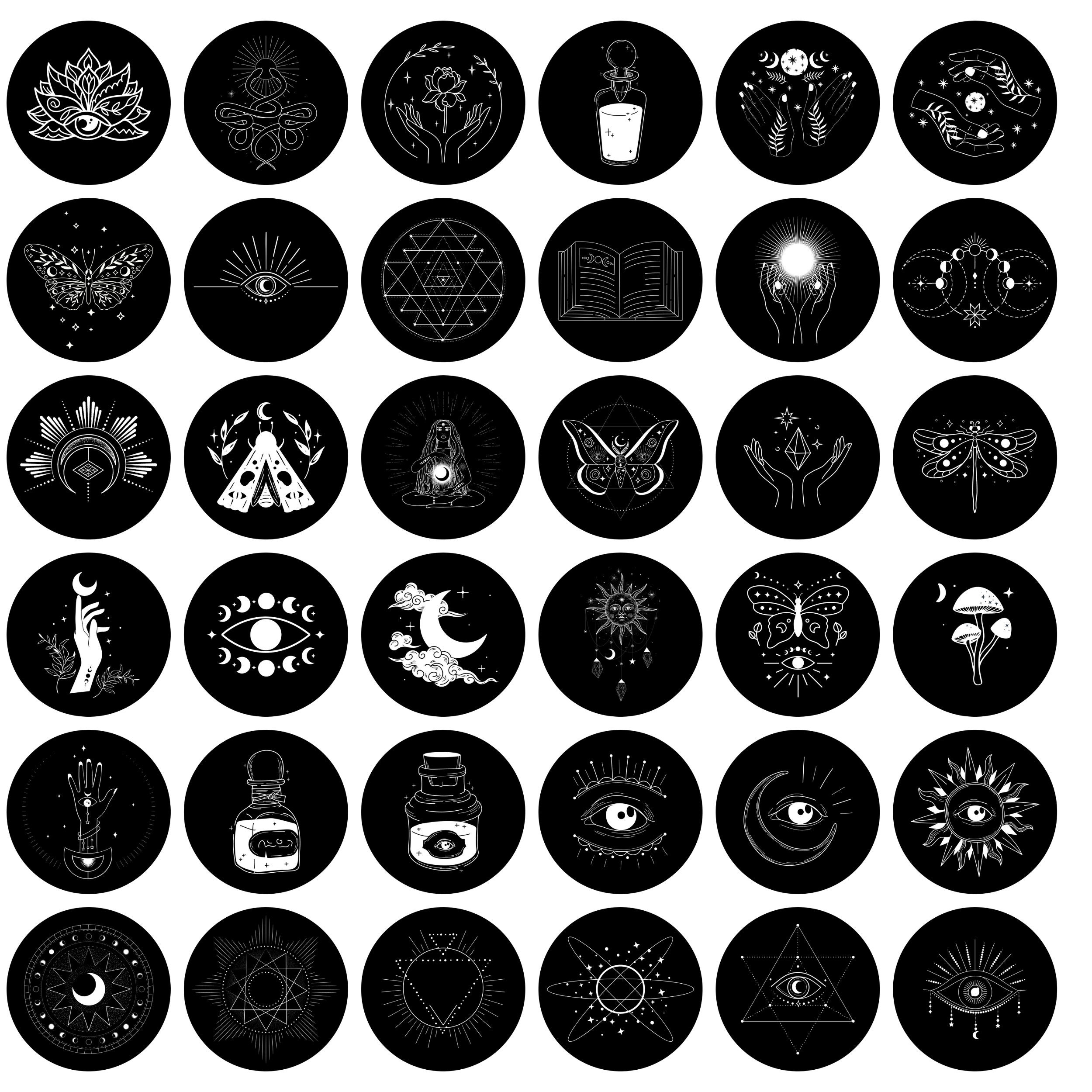 40 Instagram Highlight Covers | Black and White IG Story Icons ...