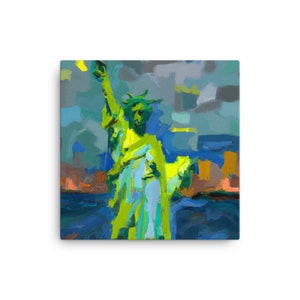 Statue of Liberty (AI-Generated, Cezanne-style v1)