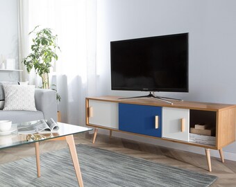 Tv console wood modern console wood console natural wood wooden console tv handmade console wood clear console wood