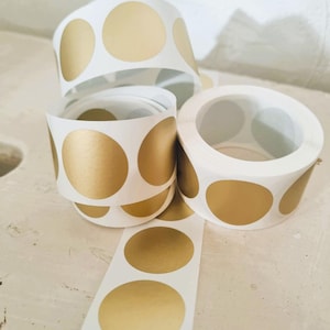 25 pezzi adesivi da grattare - Adesivi da grattare oro rotondi - Adesivi da grattare rotondi in vari colori - Rotondi oro 2,5 cm - Annuncio del sesso del bambino -