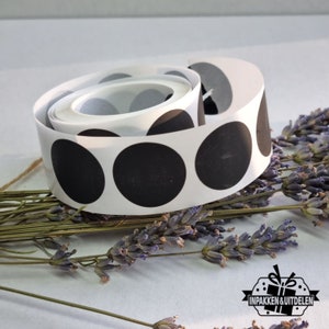 25 pièces autocollants à gratter - Autocollants à gratter ronds noirs - Autocollants à gratter ronds de différentes couleurs - Rond 2,5cm - Annonce du sexe de bébé -