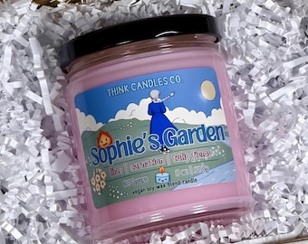 Sophie's Garden Candle | Moving Castle Inspired Anime Candle | Hand Poured Vegan Wax Blend Candle | 9 oz, 4 oz Candle