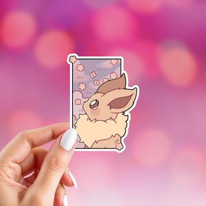 Eeveelution Stickers | Pocket Monster Inspired Stickers | Glossy Vinyl Stickers | Choose Your Stickers Eevee