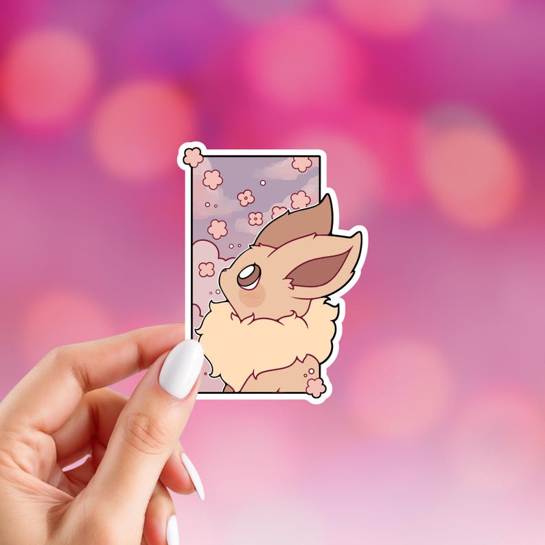 Eeveelution Stickers | Pocket Monster Inspired Stickers | Glossy Vinyl Stickers | Choose Your Stickers Eevee