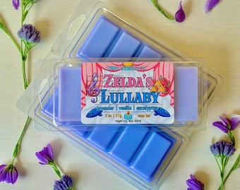 Zelda's Lullaby Snap Bar | Hand Poured Vegan Wax Blend Snap Bar | Strong Scented Snap Bar | 2 oz Snap Bar