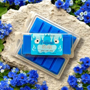 Fallen Star Snap Bar | Moving Castle Inspired Snap Bar | Hand Poured Vegan Wax Blend Snap Bar | Strong Scented Snap Bar | 2 oz Snap Bar