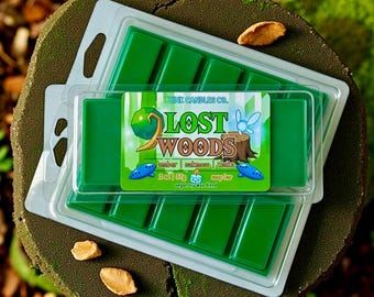 Lost Woods Snap Bar | TLOZ Inspired Gaming Snap Bar | Hand Poured Vegan Wax Blend Snap Bar | Strong Scented Snap Bar | 2 oz Snap Bar
