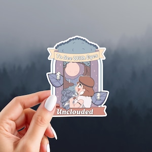 Pacote de Adesivos de Anime | Adesivos Inspirados no Studio Ghibli | Adesivos de Anime | Adesivos de Vinil Brilhante | Escolha Seus Adesivos Mononoke Unclouded