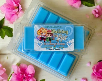 Walking on Air Snap Bar | Moving Castle Anime Inspired | Hand Poured Vegan Wax Blend Snap Bar | Strong Scented Snap Bar | 2 oz Snap Bar
