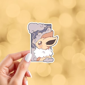 Eeveelution Stickers | Pocket Monster Inspired Stickers | Glossy Vinyl Stickers | Choose Your Stickers Jolteon