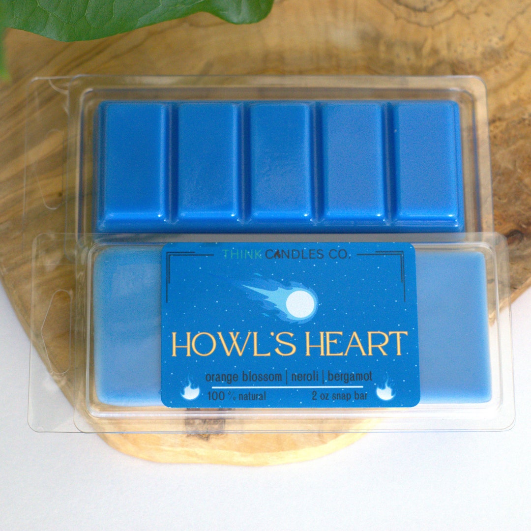 Howl's Heart Snap Bar Hand Poured Vegan Wax Blend Snap Bar Strong