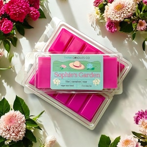 Sophie&#39;s Garden Snap Bar | Moving Castle Inspired Snap Bar | Hand Poured Vegan Wax Blend Snap Bar | Strong Scented Snap Bar | 2 oz Snap Bar