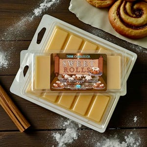 Sweet Rolls Snap Bar | Gaming Snap Bar | Hand Poured Vegan Wax Blend Snap Bar | Strong Scented Snap Bar | 2 oz Snap Bar