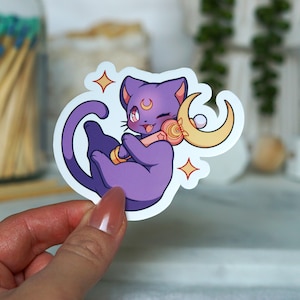 Moon Inspired Sticker | Anime Sticker | Glossy Vinyl Sticker | 2.5&quot; x 3.25&quot; Sticker