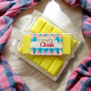 Howl&#39;s Cloak Snap Bar | Moving Castle Inspired Snap Bar | Hand Poured Vegan Wax Blend Snap Bar | Strong Scented Snap Bar | 2 oz Snap Bar