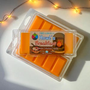 Howl's Breakfast Snap Bar | Moving Castle Inspired Snap Bar | Hand Poured Vegan Wax Blend Snap Bar | Strong Scented Snap Bar | 2 oz Snap Bar