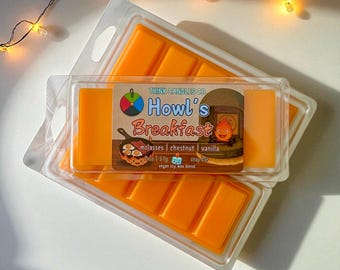 Howl's Breakfast Snap Bar | Moving Castle Inspired Snap Bar | Hand Poured Vegan Wax Blend Snap Bar | Strong Scented Snap Bar | 2 oz Snap Bar
