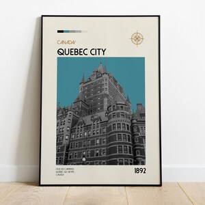 Quebec Travel Print, Quebec Vintage Photography, Canada Travel Gift, Vintage Wall Decor, Quebec Digital Art Print, Digital Downloads