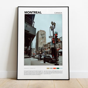 Impression de voyage à Montréal, photographie de Montréal, cadeau de voyage à Montréal, décoration murale de Montréal, impression numérique de Montréal, téléchargements numériques de Montréal