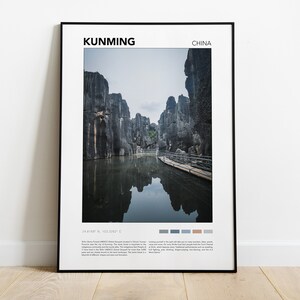 Kunming China Travel Print, China Photography, China Travel Gift, China Wall Decor, China Digital Print, Kunming China Digital Downloads
