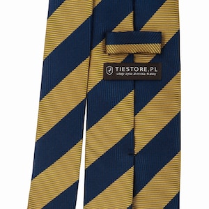 Hand made Jacquard blue-yellow necktie, Ukrainian flag